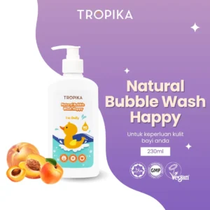 Natural Bubble Wash, Happy