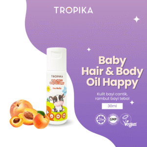 Baby Hair & Body Oil, Happy 30ml