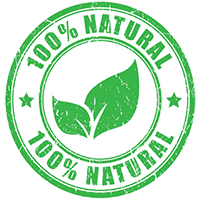 100% natural ingredients