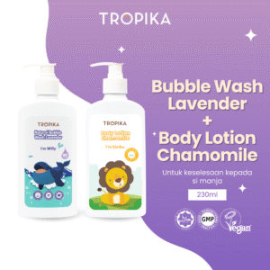 Bubble Wash Lavender 230ml + Lotion Chamomile 230ml