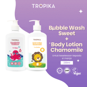 Bubble Wash Sweet 230ml + Lotion Chamomile 230ml