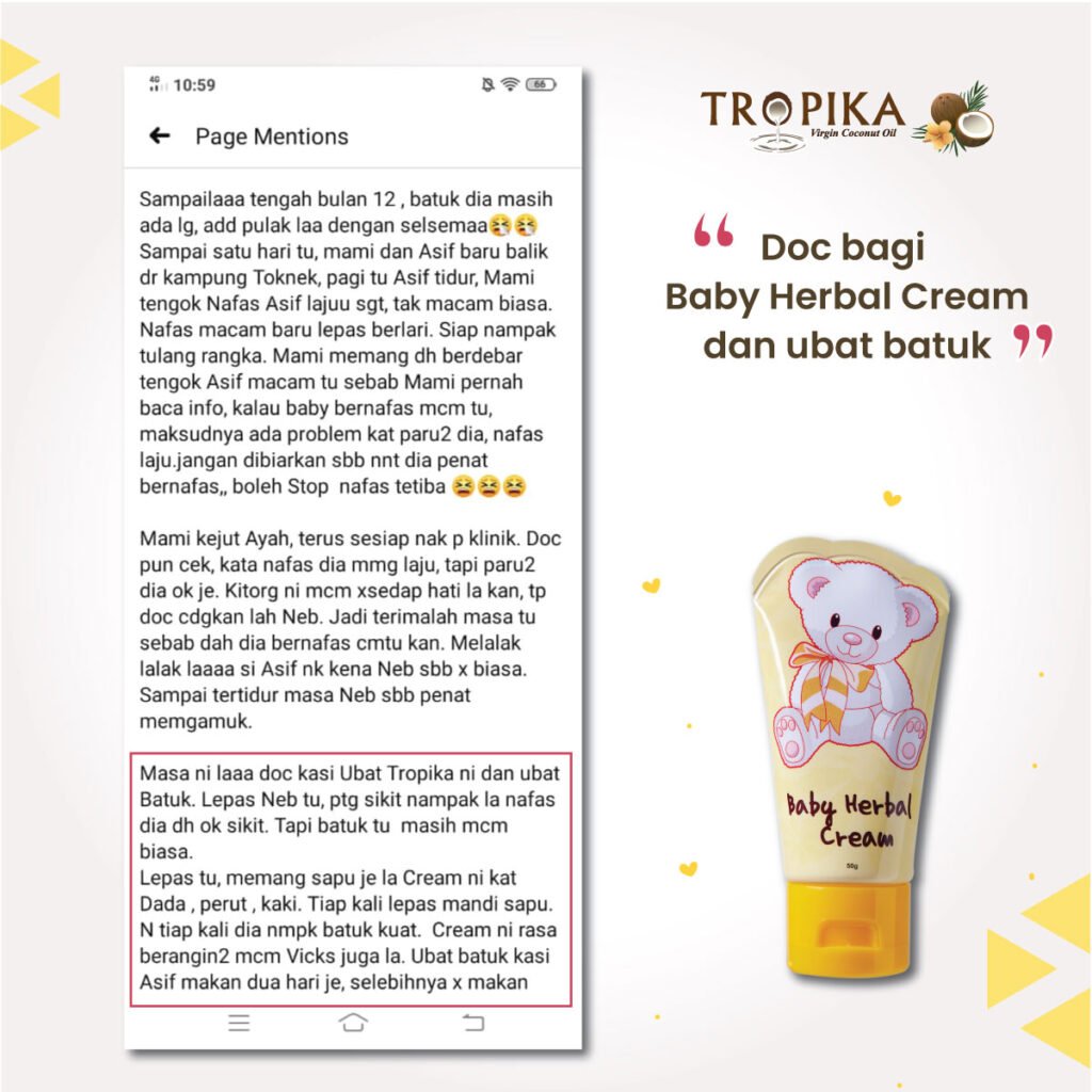 Instagram post from a Tropika customer