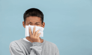simptom influenza: selesema